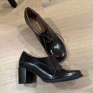 clarks leather boots